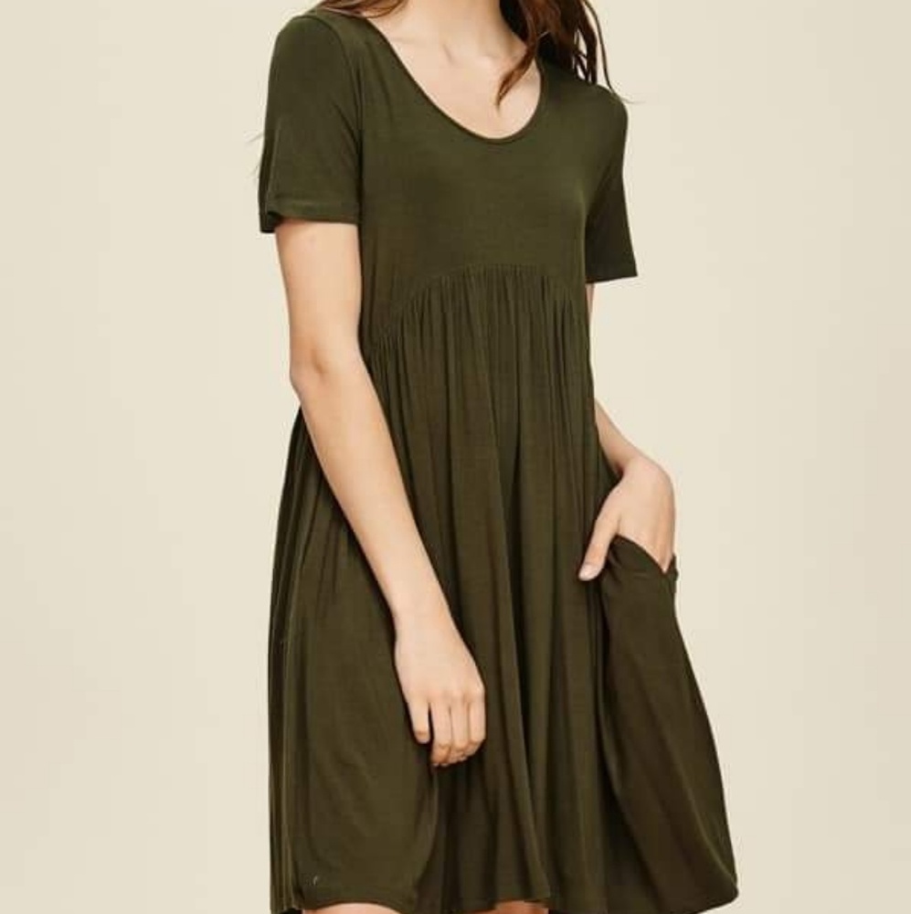 Olive muse dress